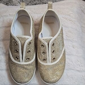 Gold Kids Shoes